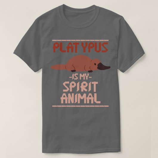 Zoo Keeper Aussie Gift Platypus T-shirt (Design voorkant)