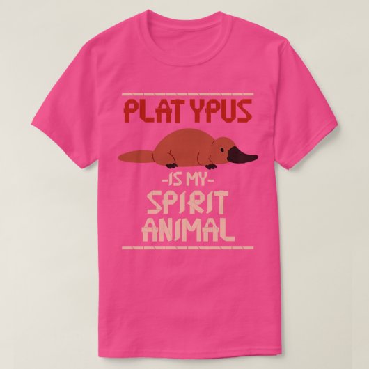 Zoo Keeper Aussie Gift Platypus T-shirt (Design voorkant)