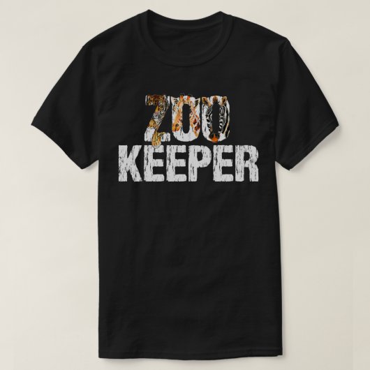 Zoo Keeper Costume Safari Wildlife Zookeeper Costu T-shirt (Design voorkant)