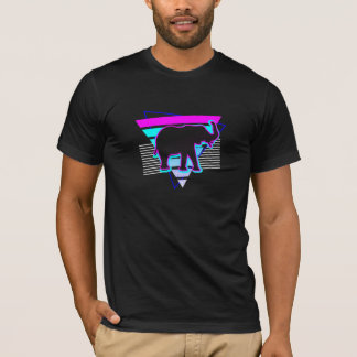 Zoo Keeper Design 80s Elephant T-shirt