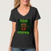 Zoo Keeper Funny Jungle Monkey Animal Lover Men Wo T-shirt (Voorkant)
