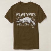Zoo Keeper Gift Australia Platypus T-shirt (Design voorkant)