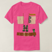 Zoo Keeper Halloween Costume Diy Gift Oerwoud Safa T-shirt (Design voorkant)