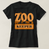 Zoo Keeper Shirt Oerwoud Safari Dierenvriend Worke (Design voorkant)