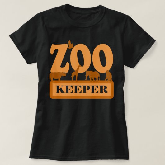 Zoo Keeper Shirt Oerwoud Safari Dierenvriend Worke (Design voorkant)