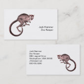 Zoo Keeper Visitekaartje (Voorkant / Achterkant)