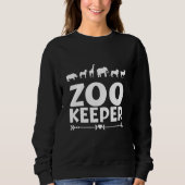 Zoo Keeper Wild Life Animal Halloween Oerwoud Safa Trui (Voorkant)