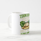 Zoo Keeper Zookeeper Animal Keeper Zoology Student Koffiemok (Voorkant links)