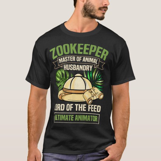 Zoo Keeper Zookeeper Animal Keeper Zoology Student T-shirt (Voorkant)