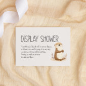 Zoo Kwekerij Dieren Baby Weergave Douche Notitiekaartje