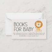 Zoo Kwekerij Dieren Boeken voor Baby shower Notitiekaartje (Voorkant)