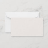 Zoo Kwekerij Dieren Boeken voor Baby shower Notitiekaartje (Achterkant)