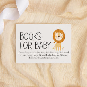 Zoo Kwekerij Dieren Boeken voor Baby shower Notitiekaartje