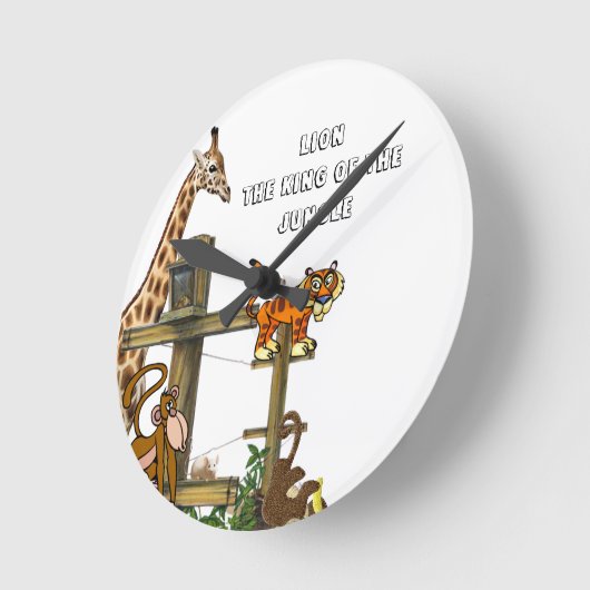 Zoo Lion De Koning van het Oerwoud Klok (Hoek)