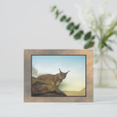 zoo lynx 2 briefkaart (Staand voorkant)