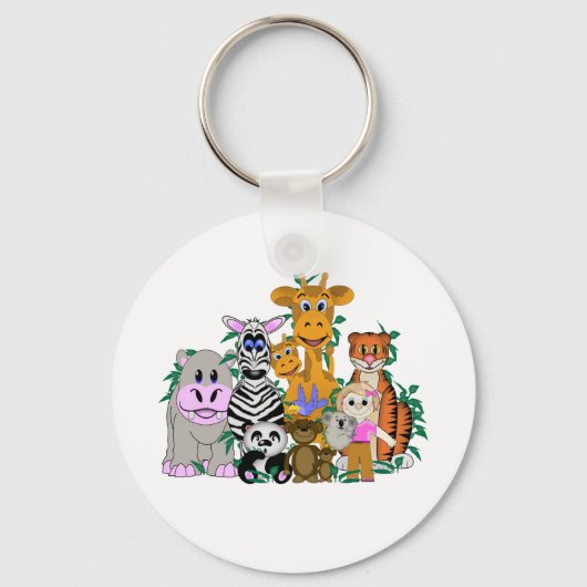 ZOO Meisje Sleutelhanger (Voorkant)