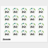 Zoo Party Favor Labels Safari Envelope Oerwoud (Vel)
