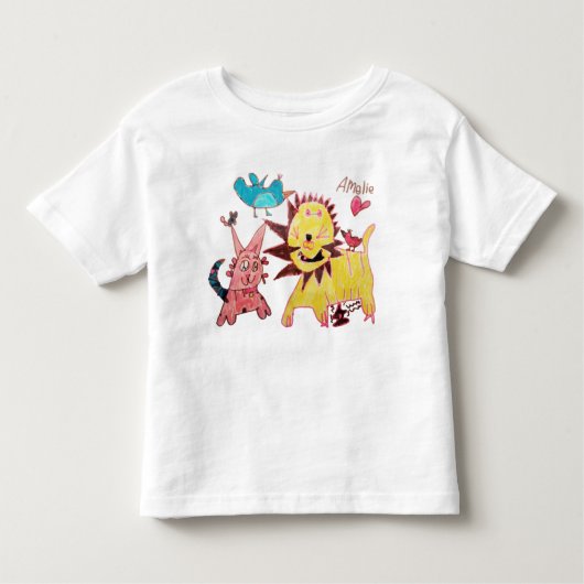 Zoo Party Kinder Shirts (Voorkant)