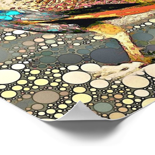 Zoo Peacock Poster (Hoek)