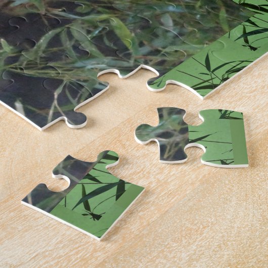 Zoo Puzzle: Cute Panda Legpuzzel (Zijkant)