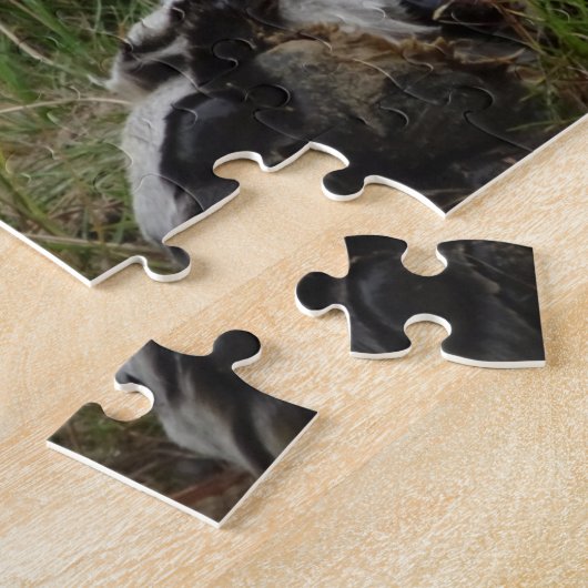 Zoo Puzzle: Mooie tijger Legpuzzel (Zijkant)
