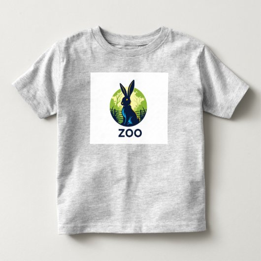 Zoo Rabbit Adventures Logo Kinder Shirts (Voorkant)