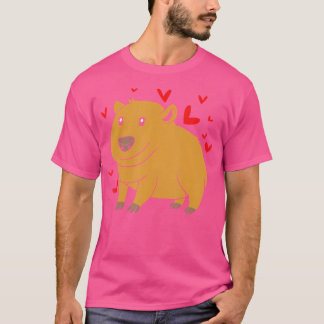 Zoo Rodent I Love Capybara T-shirt
