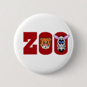 ZOO RONDE BUTTON 5,7 CM (Voorkant)