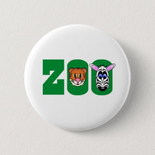 ZOO RONDE BUTTON 5,7 CM (Voorkant)