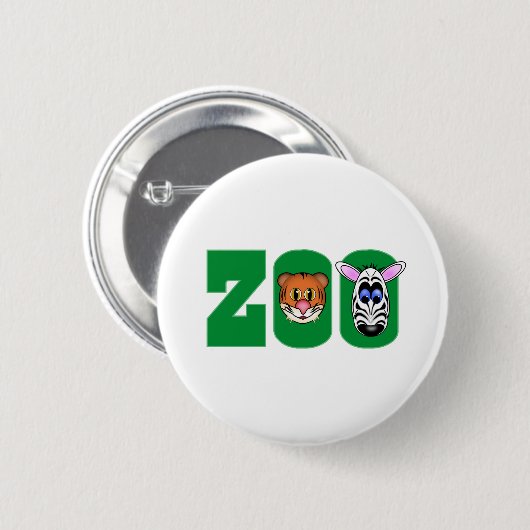 ZOO RONDE BUTTON 5,7 CM (Voorkant /achterkant)