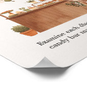 Zoo Safari Animals Baby shower Guess Sweet Mess Poster (Hoek)