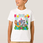 zoo Safari Jungle Adventure for Kids T-shirt (Voorkant)
