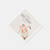 Zoo Safari Kwekerij Dieren Baby shower servetten (Hoek)