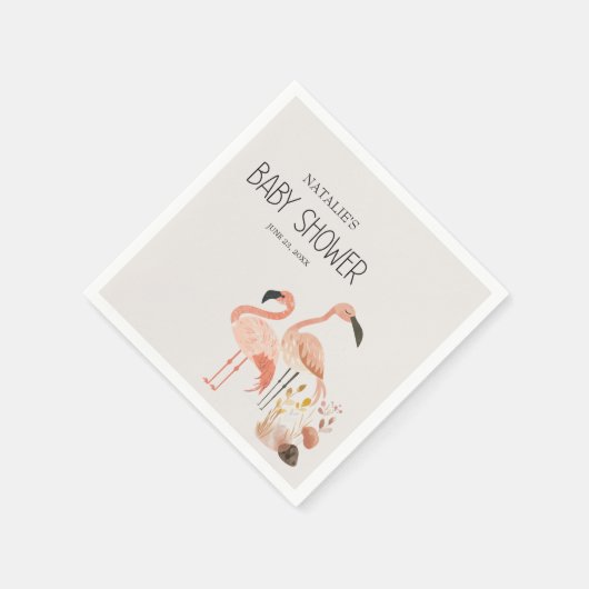 Zoo Safari Kwekerij Dieren Baby shower servetten (Hoek)