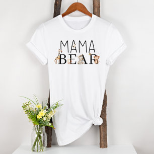 Zoo Safari Kwekerij Dieren Maternity Mama Beer T-shirt