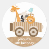 Zoo Safari Stickers (Voorkant)