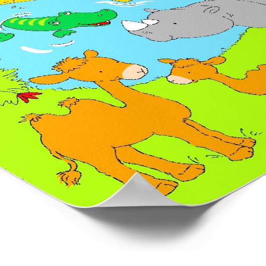 Zoo scène poster (Hoek)