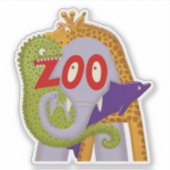Zoo! Sticker (Voorkant)