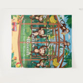 Zoo tapestry for a child's room wandkleed (Voorkant (horizontaal))