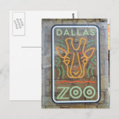 Zoo-teken Briefkaart (Voorkant / Achterkant)