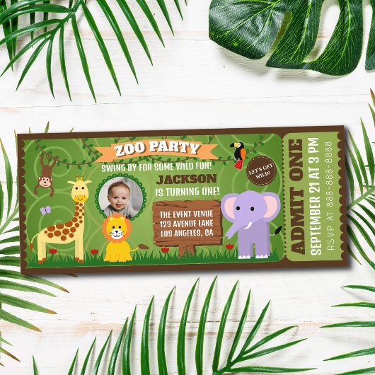 Zoo Ticket Wild Dierensafari Kinderen Verjaardag
