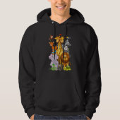Zoo Trip Cute Zoo Animals Hoodie (Voorkant)