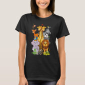 Zoo Trip Cute Zoo Animals T-shirt (Voorkant)