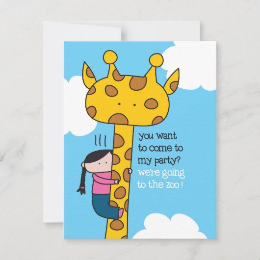 Zoo - Uitnodiging (Voorkant)