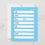 Zoo - Uitnodiging (Achterkant)