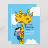 Zoo - Uitnodiging (Voorkant / Achterkant)