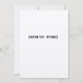 Zoo Verjaardag Uitnodigen - Custom Animal Party Ka Kaart (Achterkant)