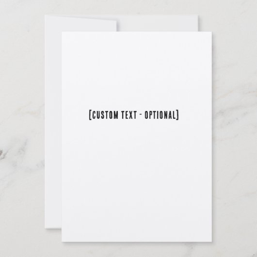 Zoo Verjaardag Uitnodigen - Custom Animal Party Ka Kaart (Achterkant)