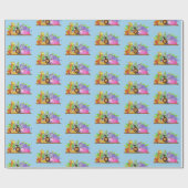 Zoo Vrienden inpakpapier (Vlak)