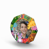 Zoo Wild Animal Oerwoud Safari Kids Verjaardag Fotoblokken (Rechts)